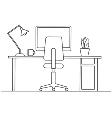 Arbeitsplatzeinrichtung